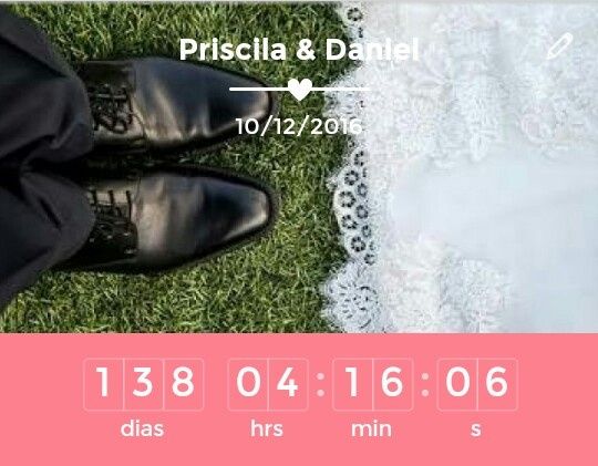 Quanto tempo falta para o seu casamento ? - 1