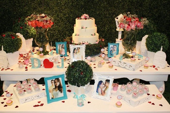 Rosa e azul tiffany - 1