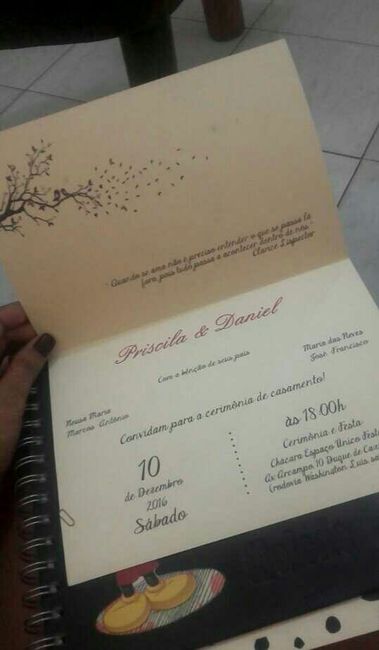 Texto do convite - 1