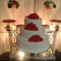 Decoração  branca e vermelha - 1