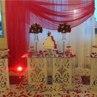 Decoração  branca e vermelha - 3