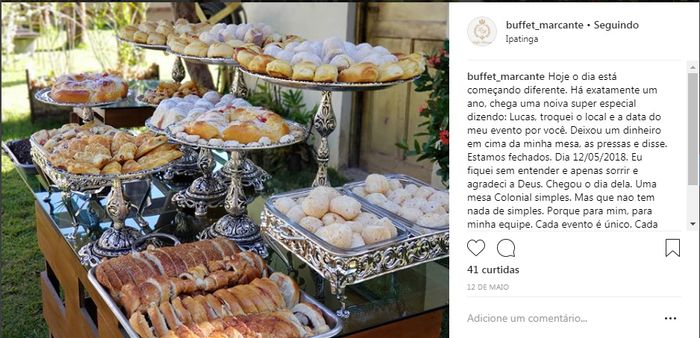 FOTO - BUFFET MARCANTE