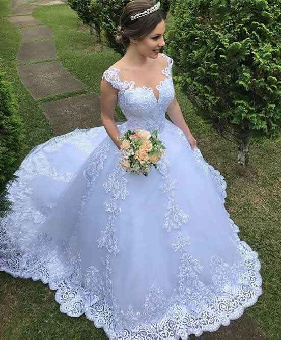 Vestido de noiva princesa: qual dos dois? - 1