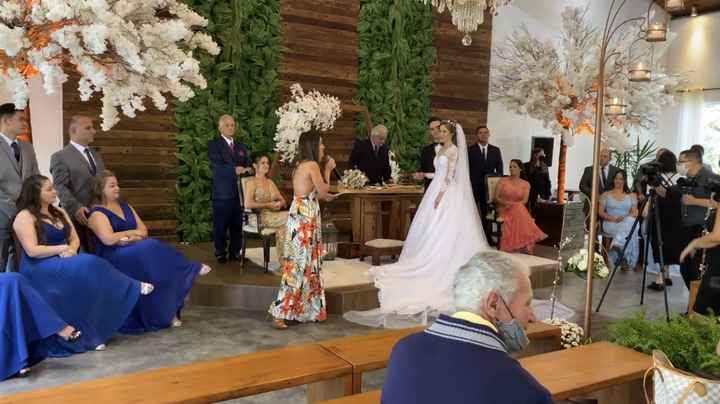 Minha prima cantou na nossa cerimônia! ❤️ 1