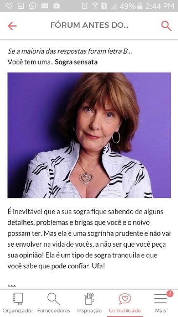 Tenho uma sogra sensata ^-^ - 1