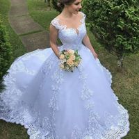 Vestido de noiva princesa: qual dos dois? - 1