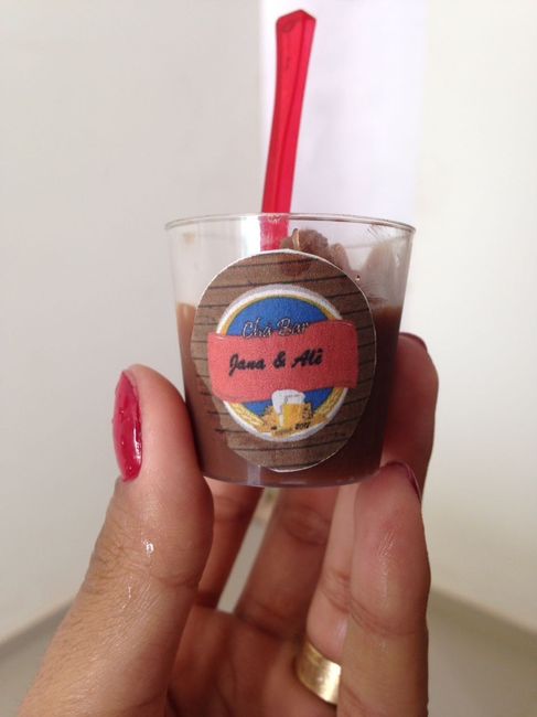 Brigadeiro de copinho teve tbm musse de maracujá e limão 