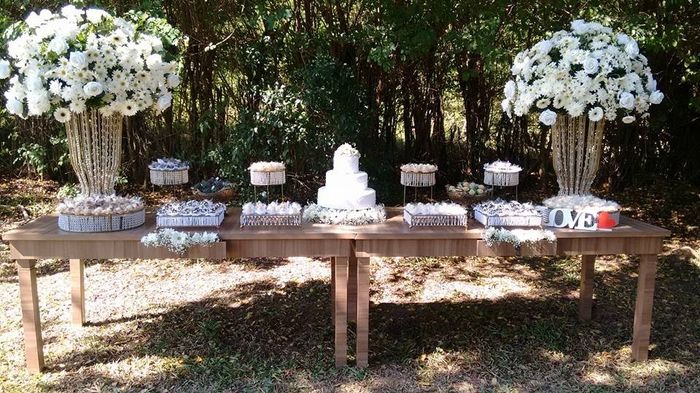 mesa do bolo