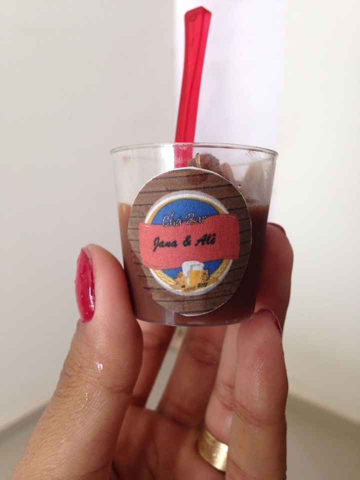 Brigadeiro de copinho teve tbm musse de maracujá e limão 