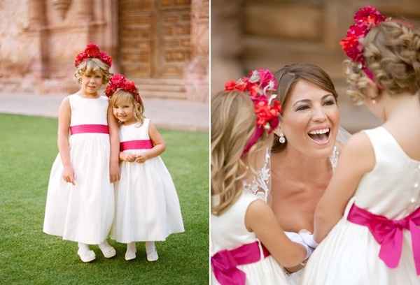 Daminhas com faixa rosa