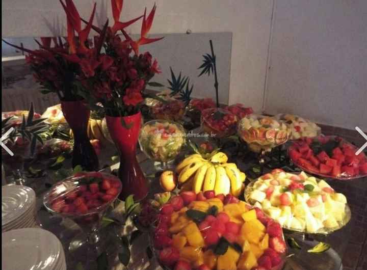 Mesa de frutas
