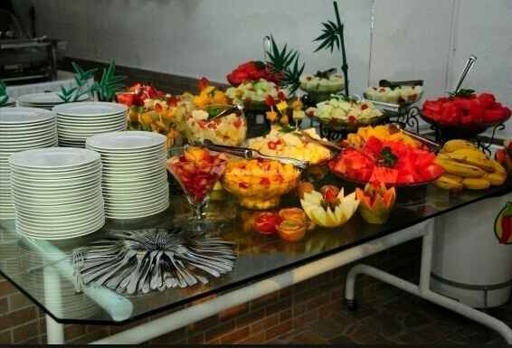 mesa de frutas