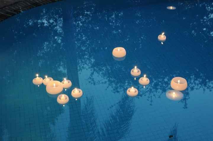 piscina velas