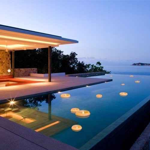 piscina velas