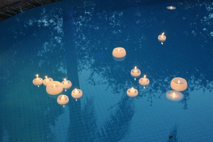 piscina velas
