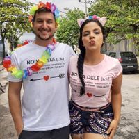 Camiseta Noiva & Noivo diy - 2