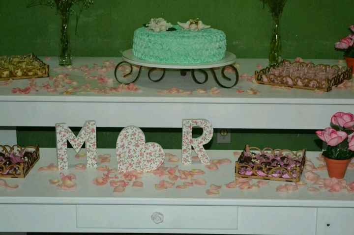 Letras mdf com pérolas - 1