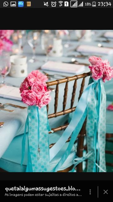 Azul tiffany, rosa e branco - 5