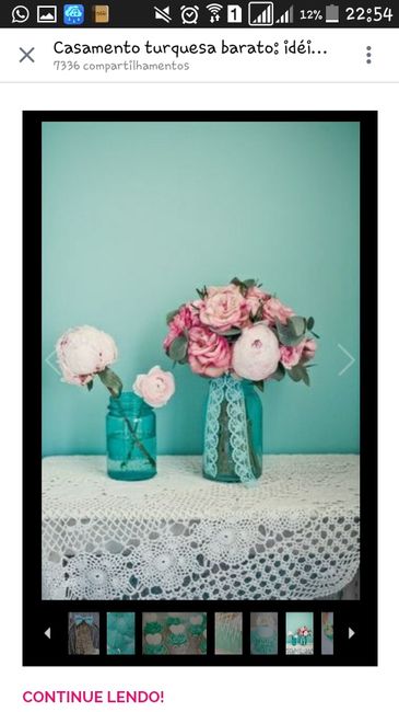 Azul tiffany, rosa e branco - 6