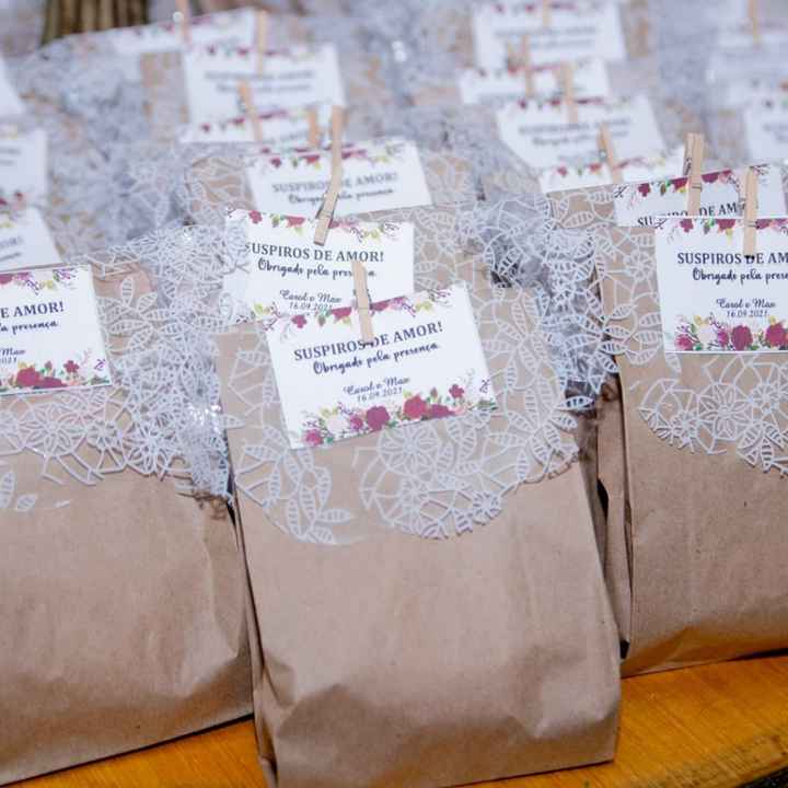 Suspiros no saquinhos, de inspiração do meu casamento.. ❤️ - 1