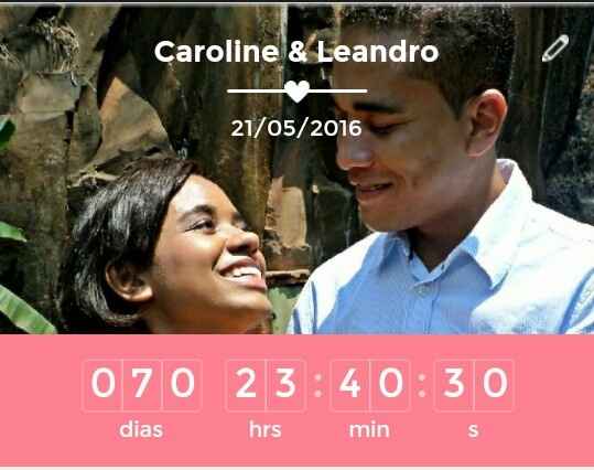 70 dias para o meu casamento - 1