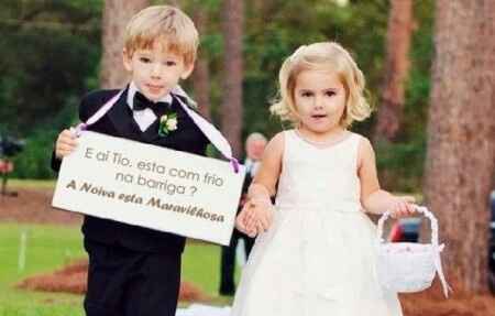 Crianças que alegra o casamento! - 1
