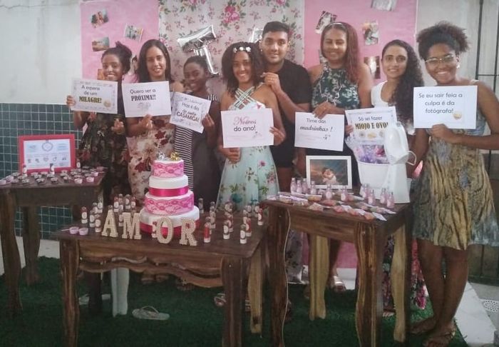 Minhas madrinhas (algumas, pois faltaram 4)