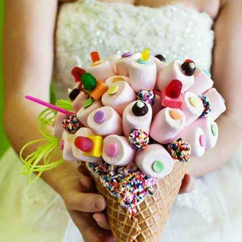 Buquê exótico 3: Buquê de doces