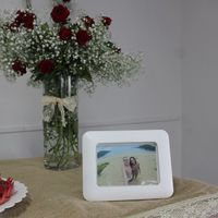 nossa foto na mesa