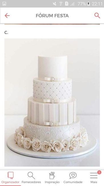 Qual bolo de casamento você escolheria? - 1