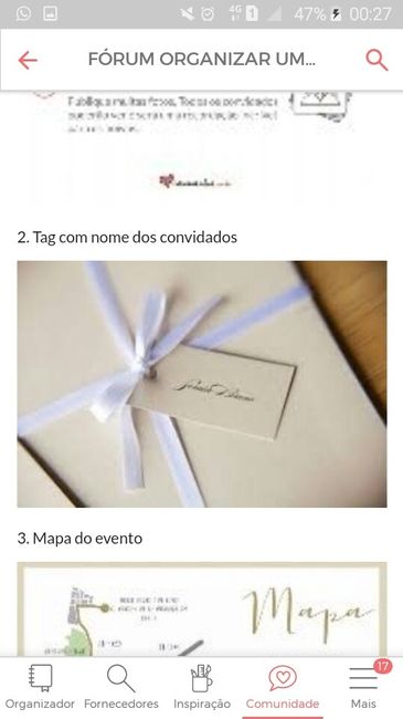 Que detalhe extra você escolhe para o seu convite? - 1
