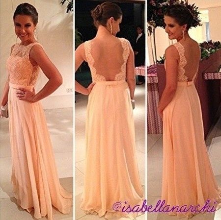 vestido de noivado.