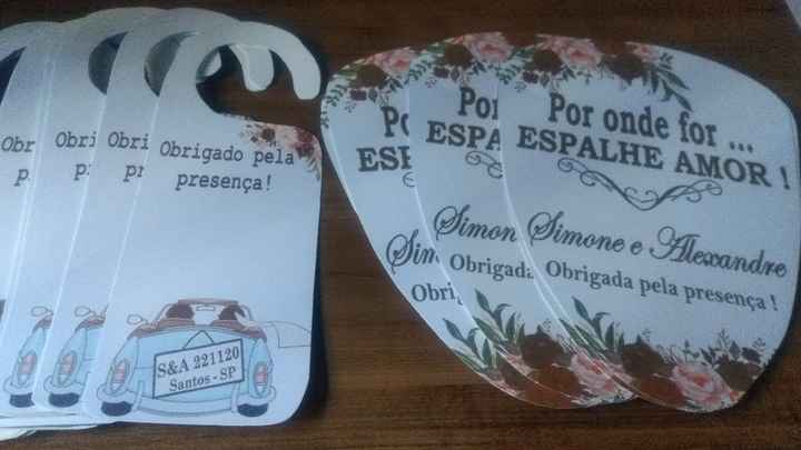 tag para carro e leque - 1