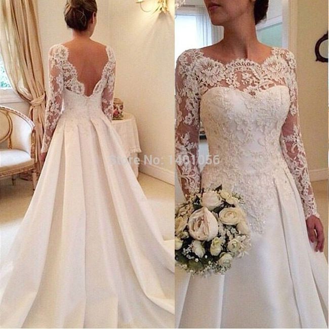 Vestido de noiva de Renda