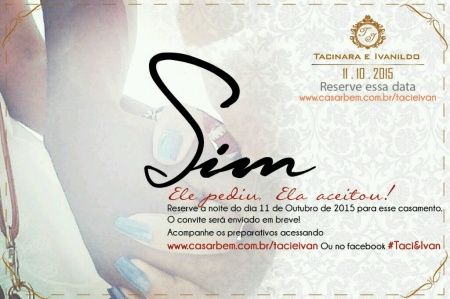 Save the date + site de casório - 2