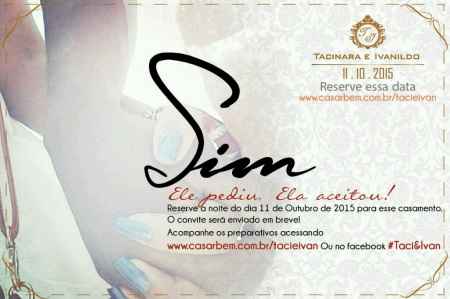 Meus save the date!! - 2