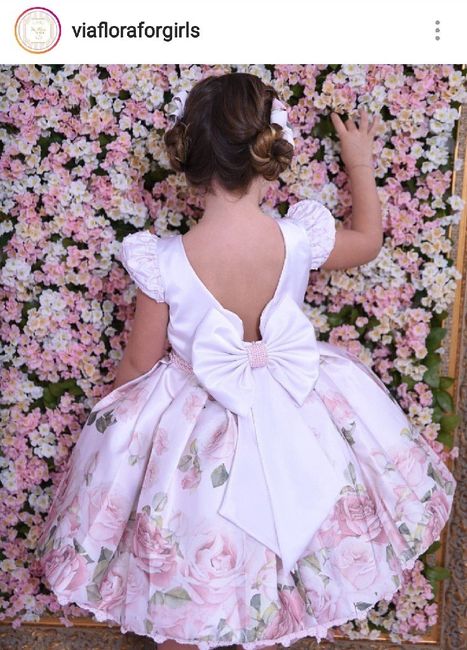 Vestido para Daminha de 2 anos 3