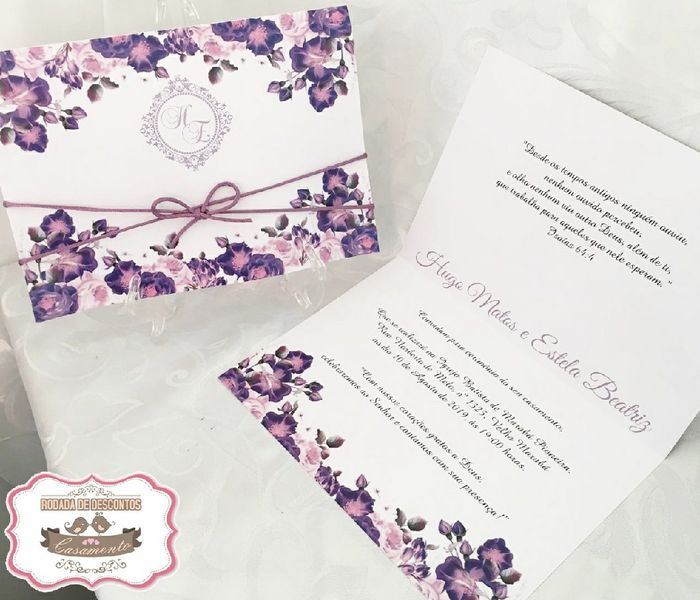 Apoio ! Casamento roxo e lilás. - 1