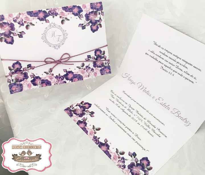 Apoio ! Casamento roxo e lilás. - 1