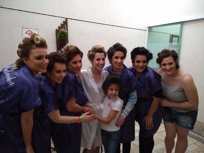 Meu dia da noiva com minhas madrinhas #vemler 4