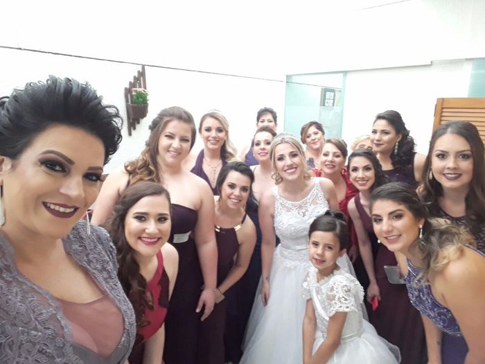 Meu dia da noiva com minhas madrinhas #vemler 7