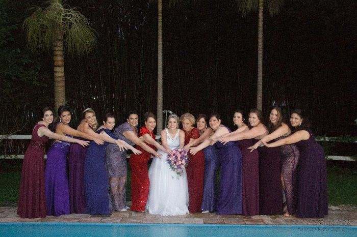 Madrinhas de Roxo