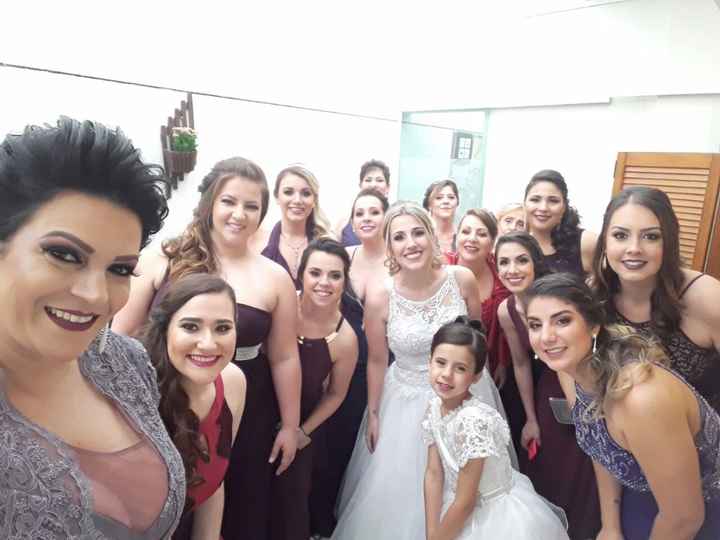 Madrinhas lindas e prontas