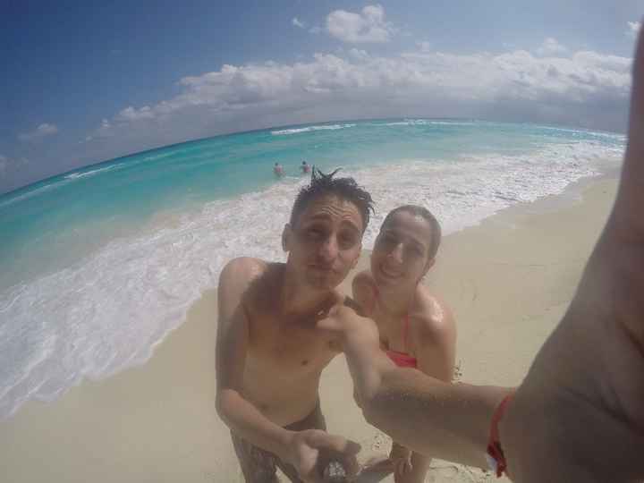 Praia de frente pro resort