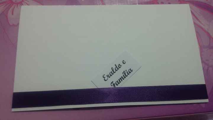 TAG nome do convidado por convite