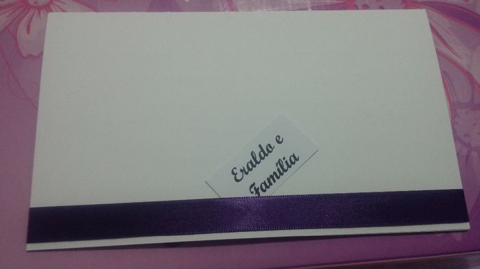 TAG nome do convidado por convite