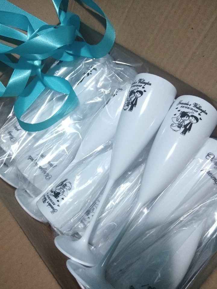 Chegaram 😍 lembrancinhas para os padrinhos!! - 1