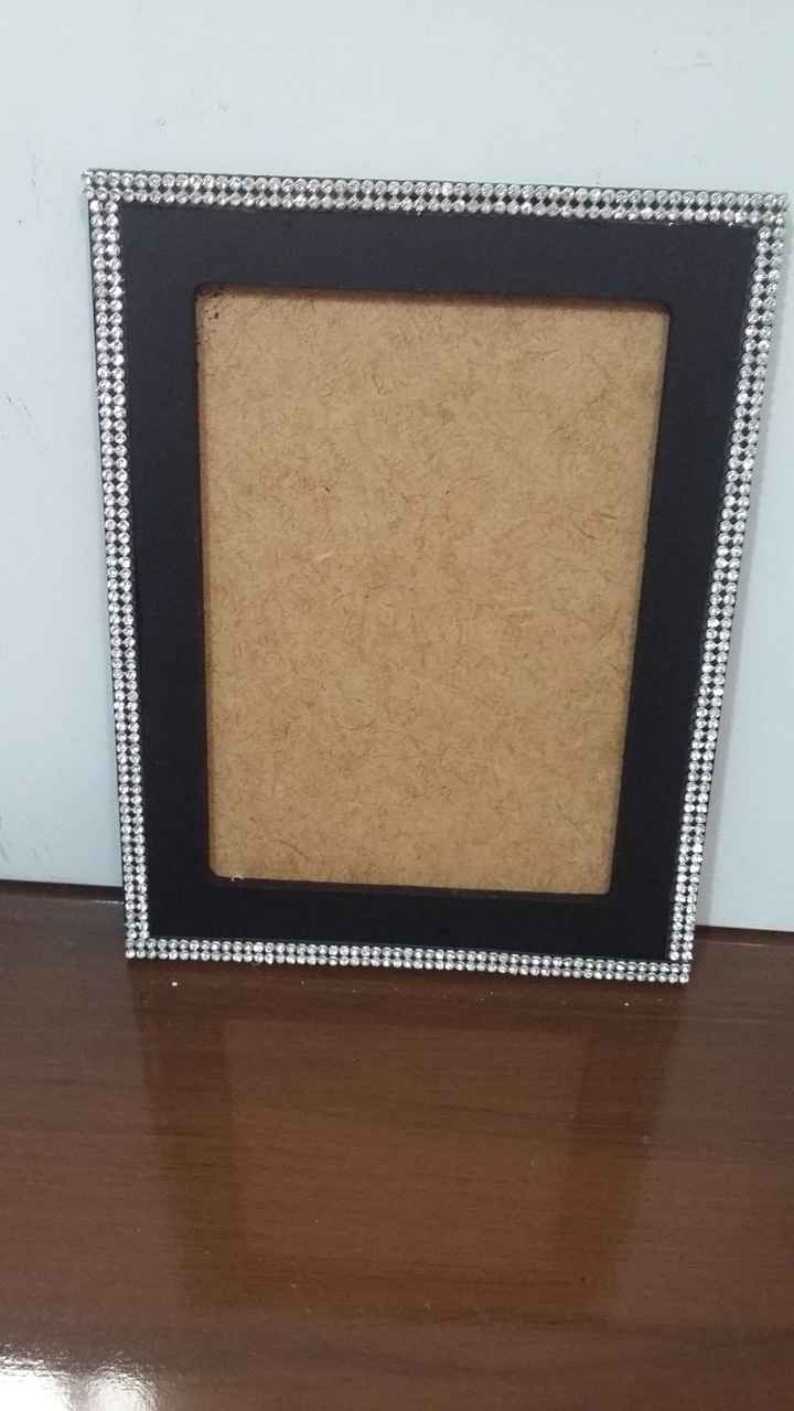 porta retrato preto