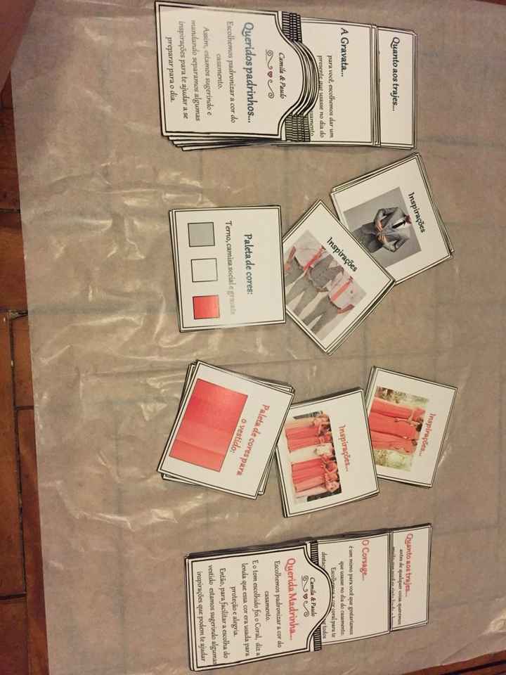Convites dos padrinhos prontos. - 1