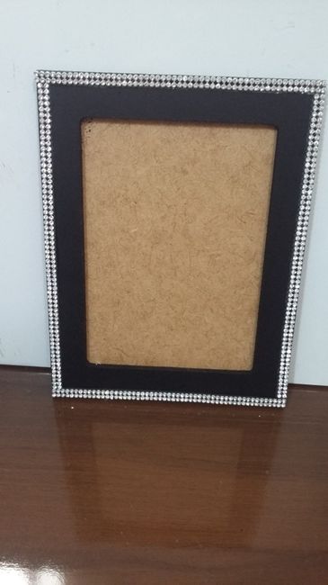 porta retrato preto